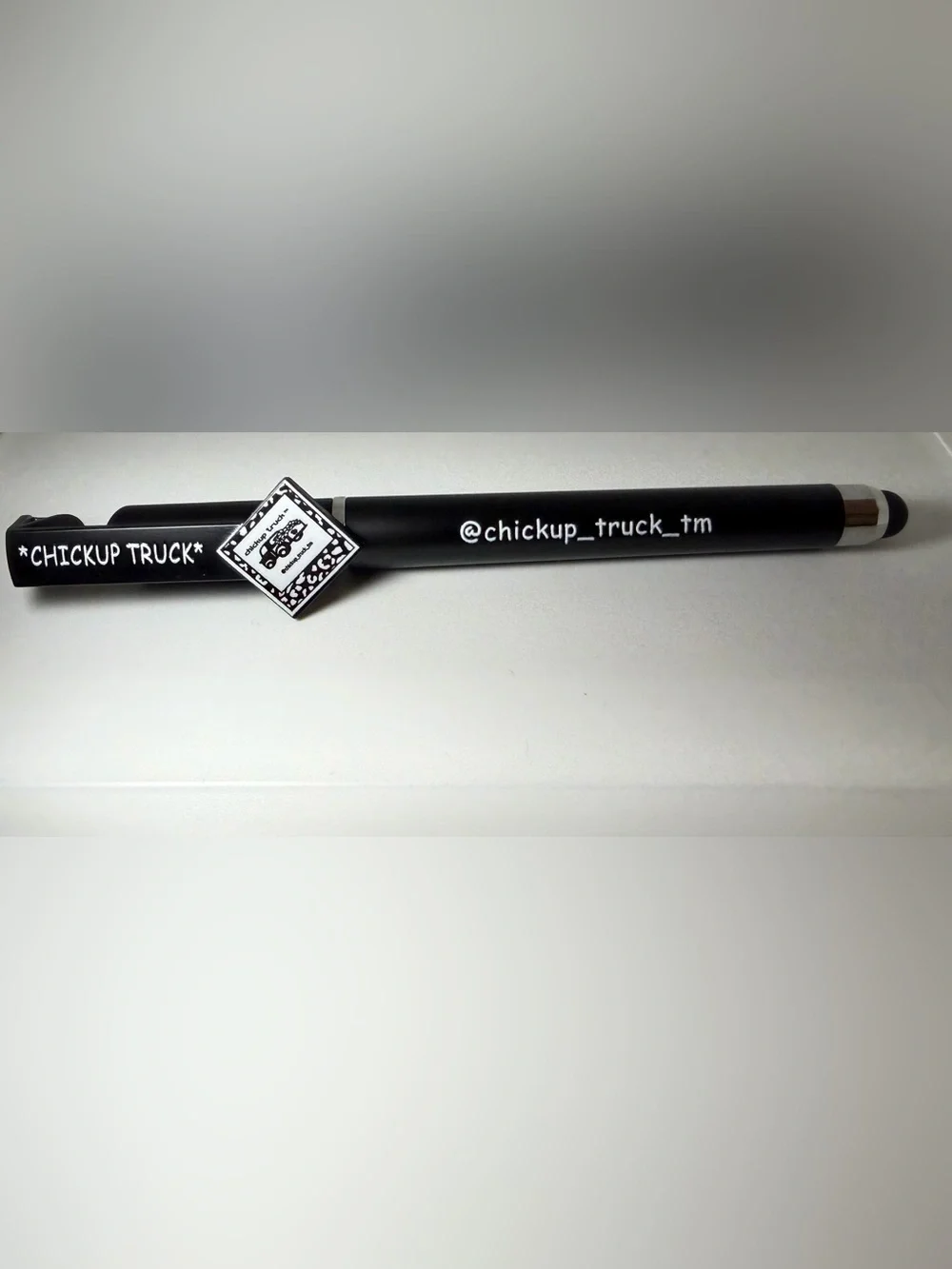 (1) Chickup Truck Gel Phone Pen Stand with Stylus - black ink - NWT 🖤🖊️🛻🐥🖤